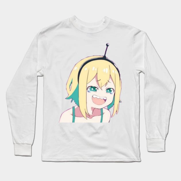 Laughing Pikamee Amano Long Sleeve T-Shirt by Hentai-heaven